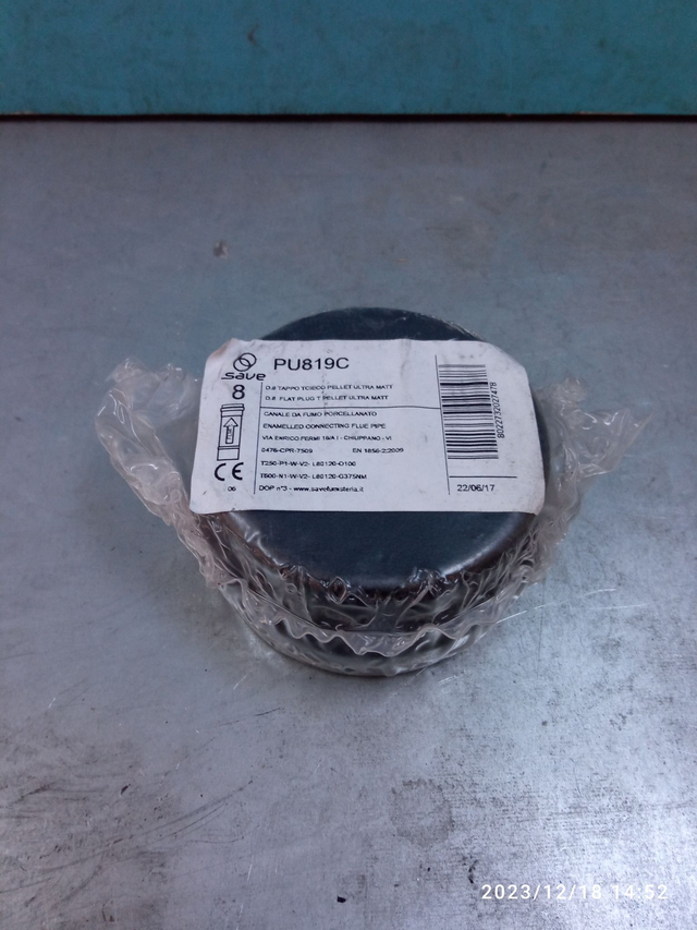 ÉMAILLÉ - tampon purge standard D80 NOIR - 2PELTAMS80NO 