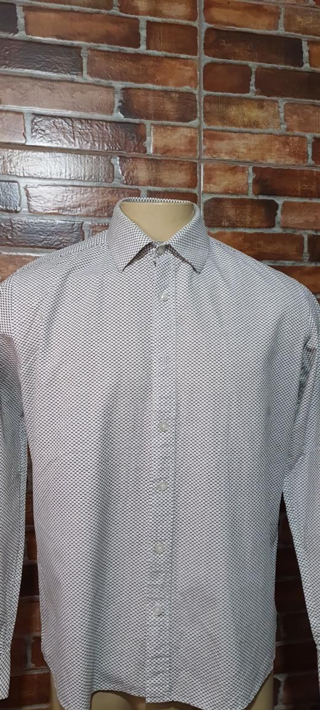 Camisa Social Masc.estampada T/03
