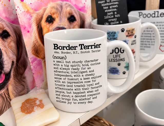 Dog Breed Definition Mug – Border Terrier | Funny Dog Lover Gift