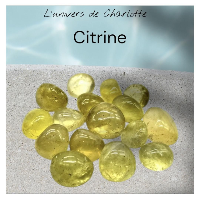 Pierre roulée "Citrine"