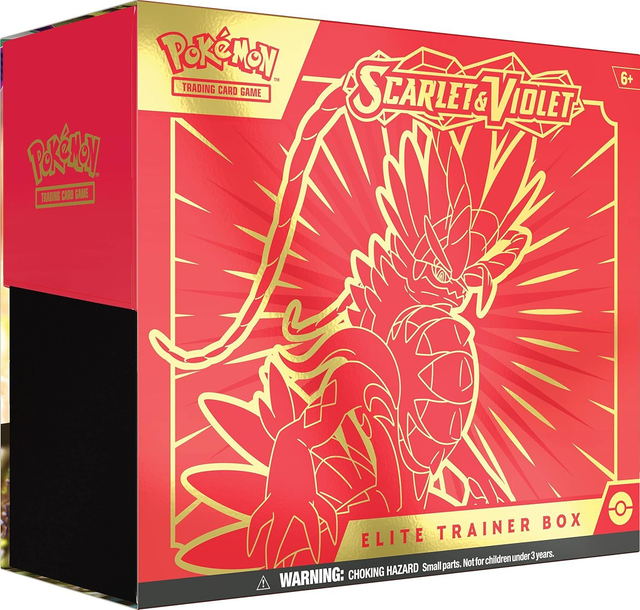 Scarlet &amp; Violet Koraidon Elite Trainer Box Ingles ( ACRILICO INCLUIDO )