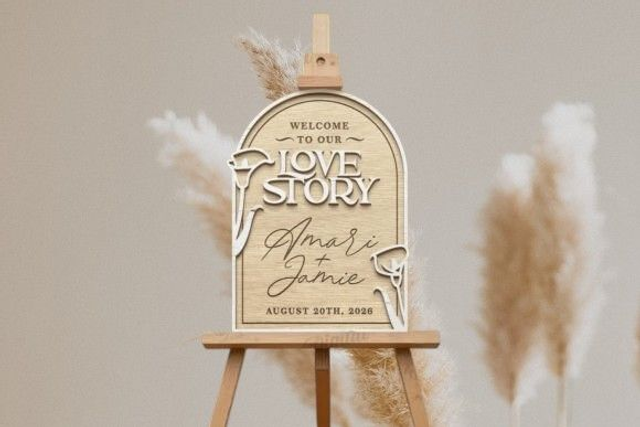 Panneaux 2D pour mariage 