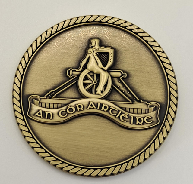 Artillery corps challenge coin 