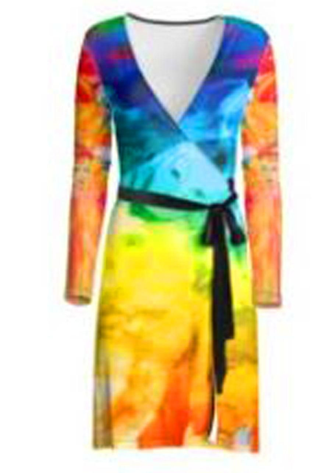 Robe "Âme" portefeuille en jersey du 2XS au 2XL