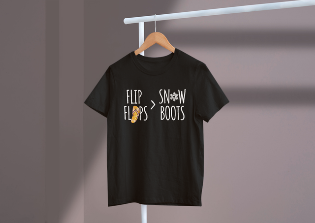 Flip Flops To Snow Boots Winter Getaway Beach Vibes. Von Flip-Flops bis hin zu Schneestiefeln. Winterurlaub und Strandstimmung