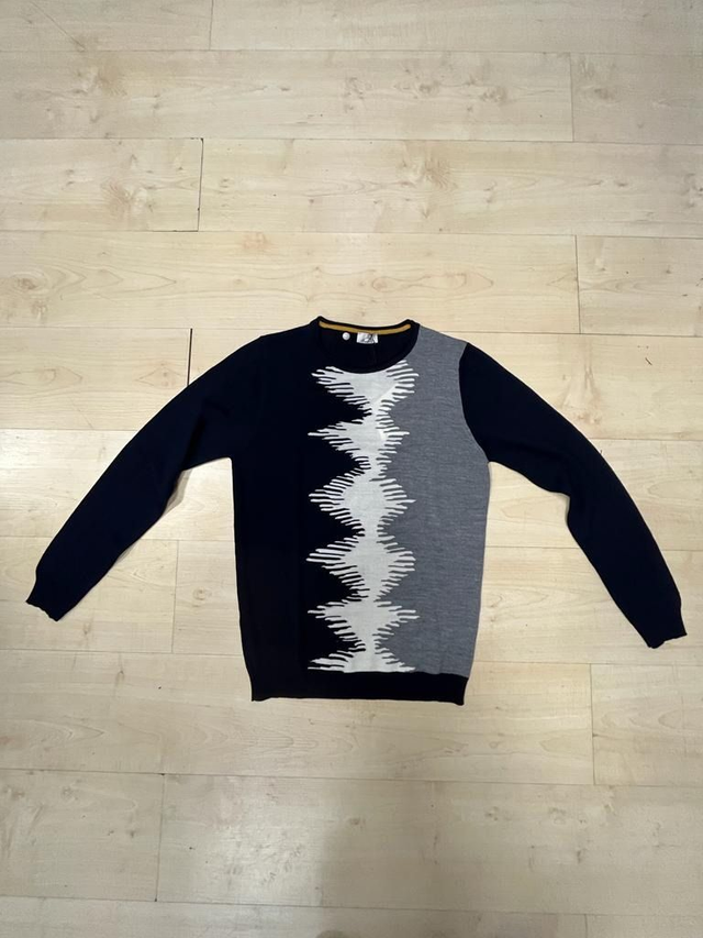 514M4 - BERNA uomo Maglia girocollo fantasia