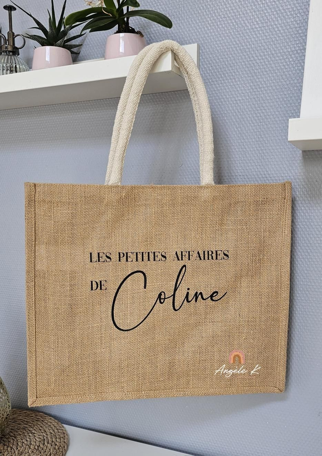 Sac en jute grand modèle 