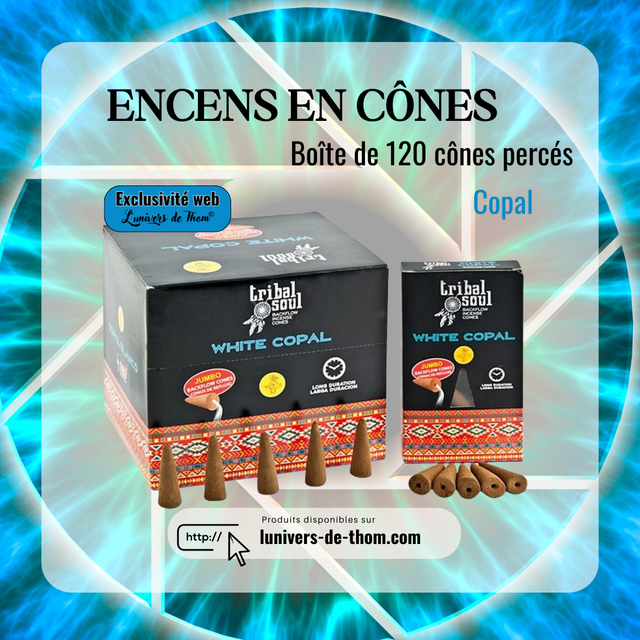 Backflow Cônes XL Tribal Soul Copal 120 pcs
