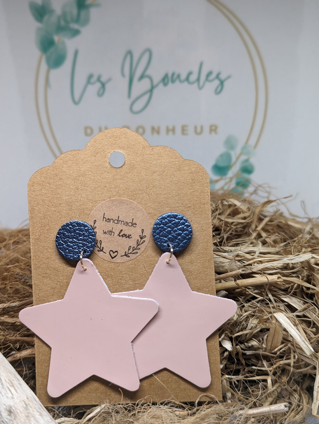 Boucles d&#039;oreilles Star s006