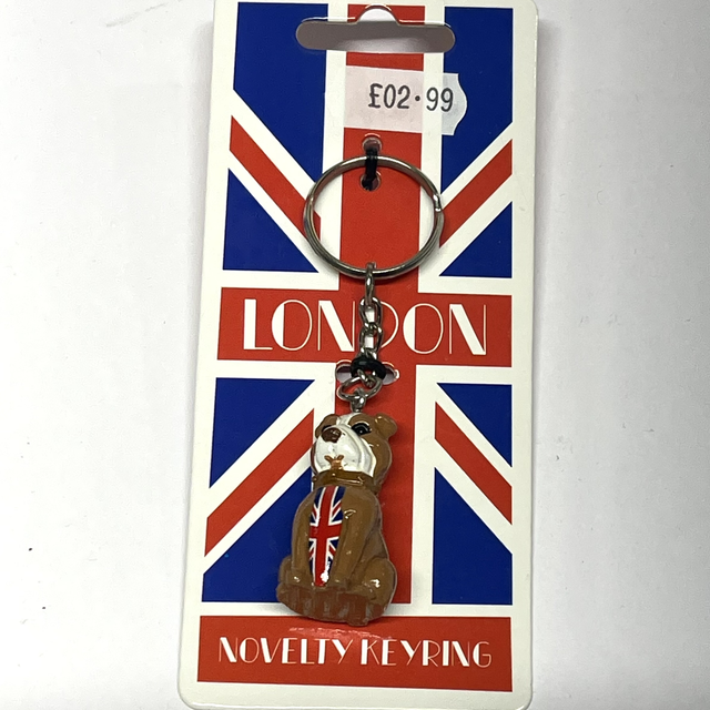 British Bulldog Keyring 