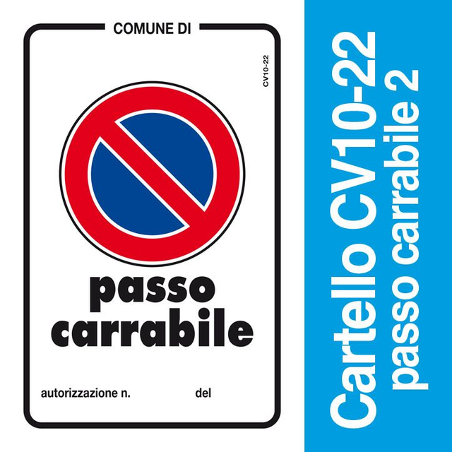 Passo Carrabile 2 CV10-22