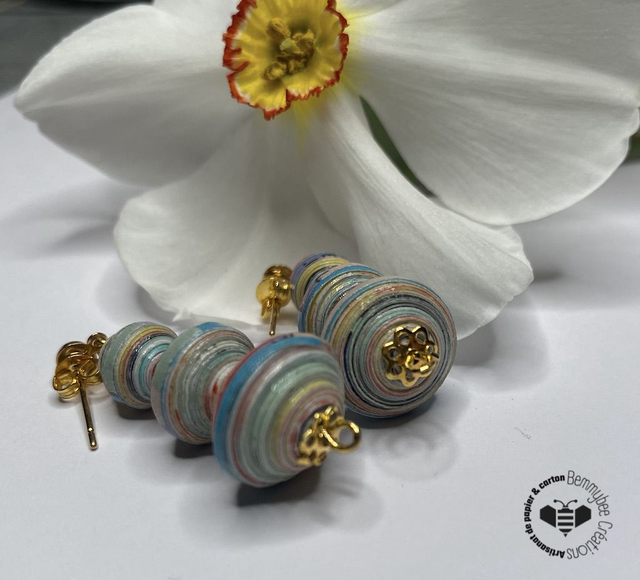 Boucles d'oreilles Narcisses