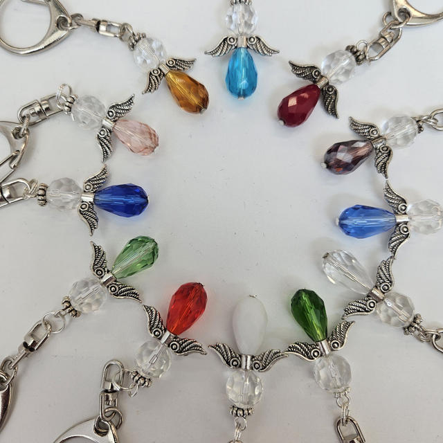 Angel Keyring January Colour