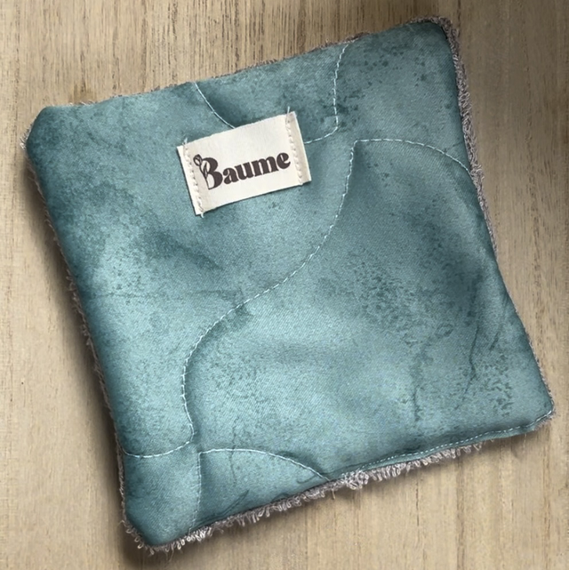 Lingette lavable Mira XL - Vert d’eau