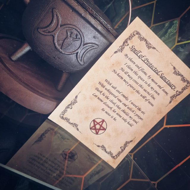 Spell of Protected Sanctuary Spell card A6
