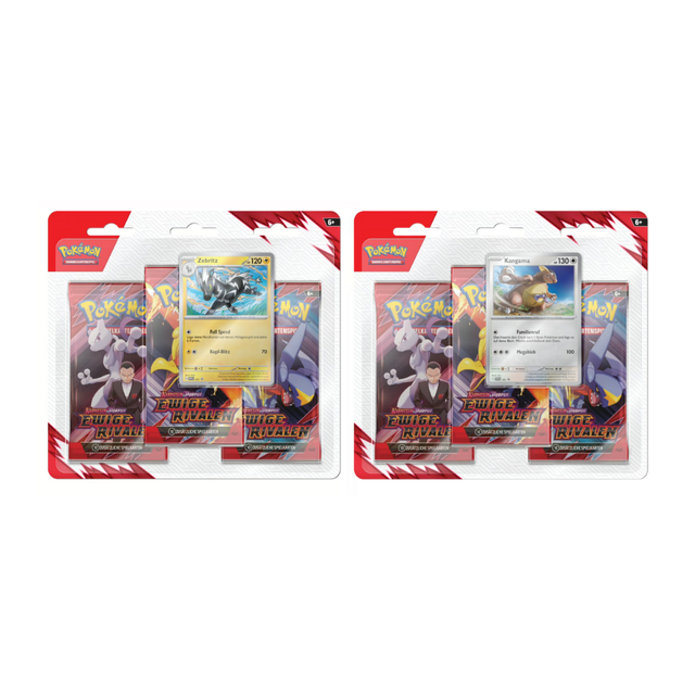 Vorverkauf: Pokémon: Karmesin & Purpur - Ewige Rivalen - 3-Pack Blister (deutsch)