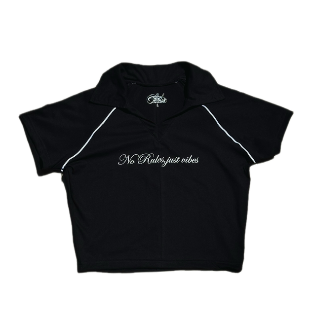 BLACK BABY TEE 