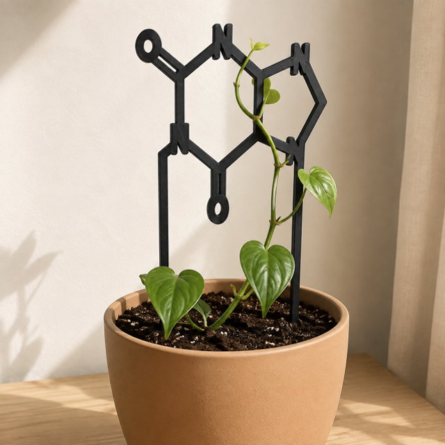 Rankhilfe im Koffein-Molekül-Design 