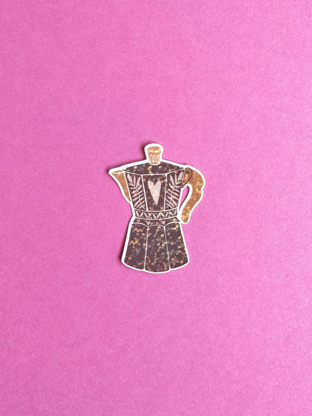 Cafetière italienne sticker ✨