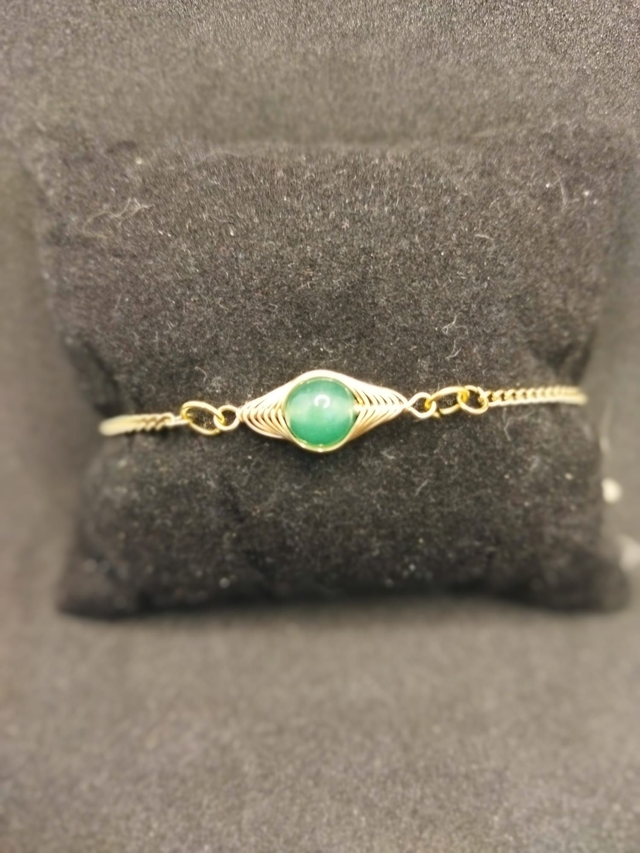 Bracelet réglable en aventurine