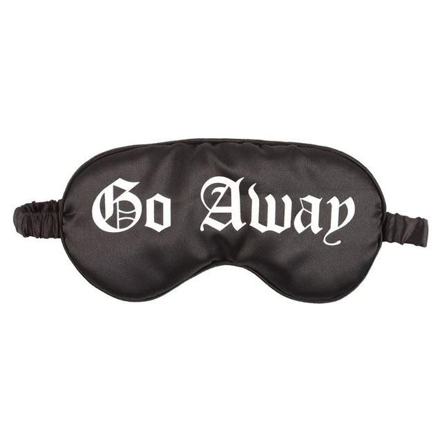 Go Away Gothic Satin Sleep Mask