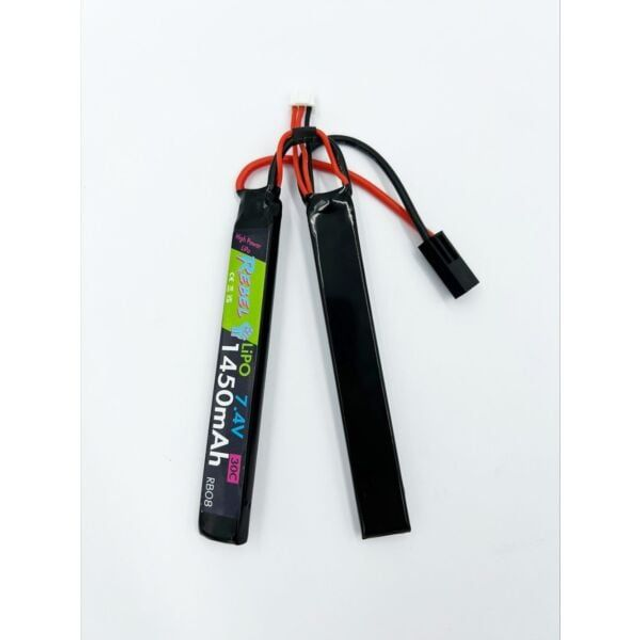 Rebel 7.4v Lipo 1450 mAh Nunchuck - Mini Tamiya