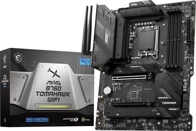 02.2.0083 – Scheda Madre MSI MAG B760 TOMAHAWK WiFi DDR5 – ATX gaming robusto con WiFi per Intel 12ª/13ª/14ª Gen