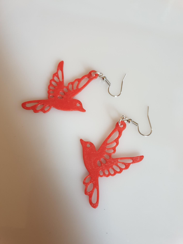 Boucle d'oreilles colibri 