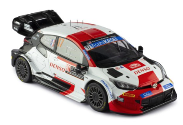 Toyota GR Yaris Rally1 winner Rally Monte Carlo 2023 S. Ogier  IXO 1:18