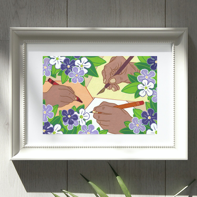 Letter writers - Yesterday, Today, Tomorrow - Brunfelsia pauciflora