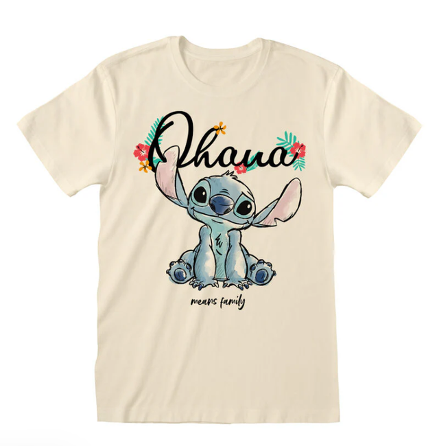 T-Shirt (Donna) - Disney Lilo And Stitch – Ohana Means Family