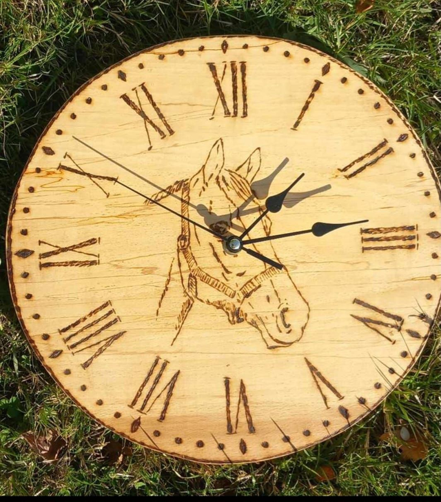 Horloge cheval 