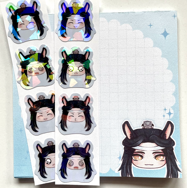 Lan Xichen Notepad + Stickers