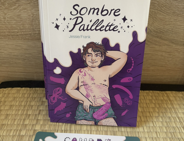 Sombre paillette + marque page cadeau
