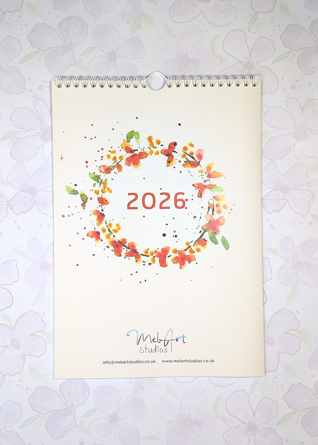 An A4 Sized Wall Calendar - 2026