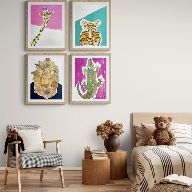 Funny looking Crocodile A3 Original