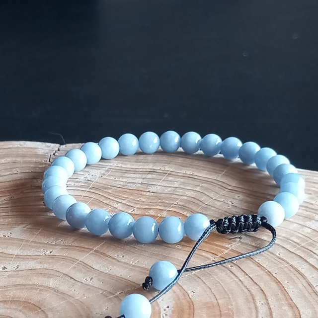 Bracelet ajustable en Angélite