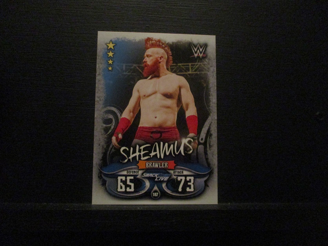 Sheamus - Smackdown Live Slam Attax Live Original Trading Card #187
