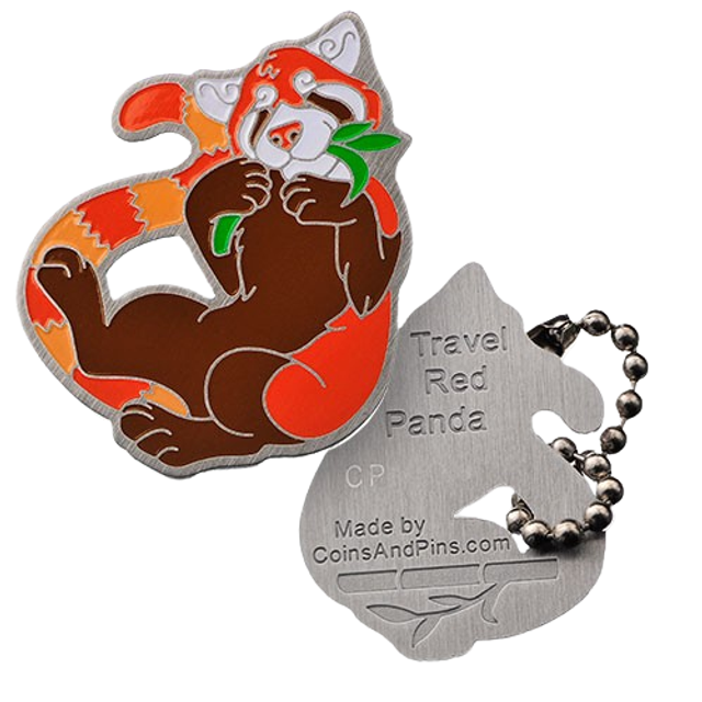 Travel Red Panda Tag