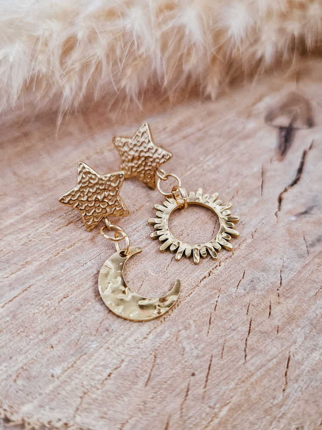 Boucles d'oreilles "Galaxie"