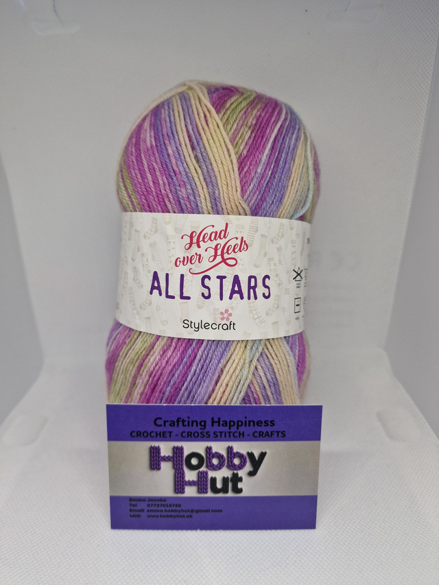 Stylecraft Head Over Heels, All Stars - Woldgate -100g