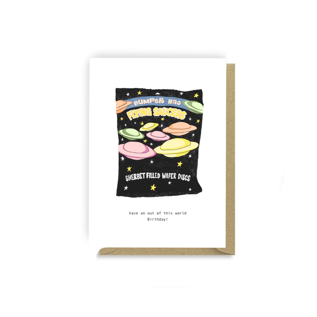 Out of This World - Illustrated Birthday Card   