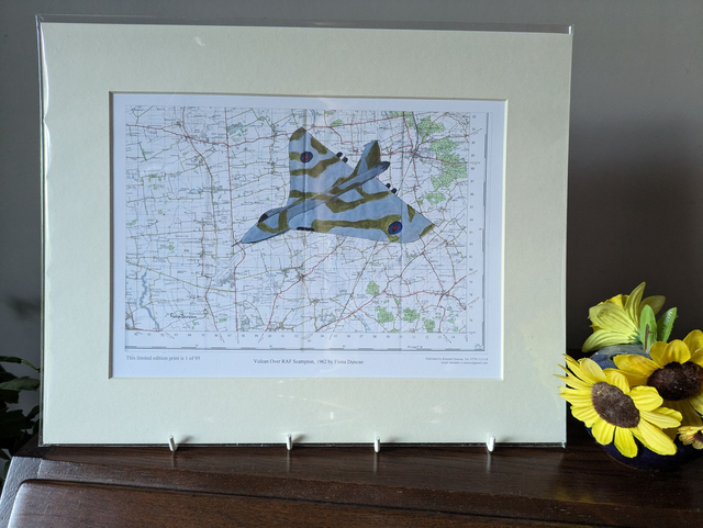 Vulcan over RAF Scampton, Lincolnshire