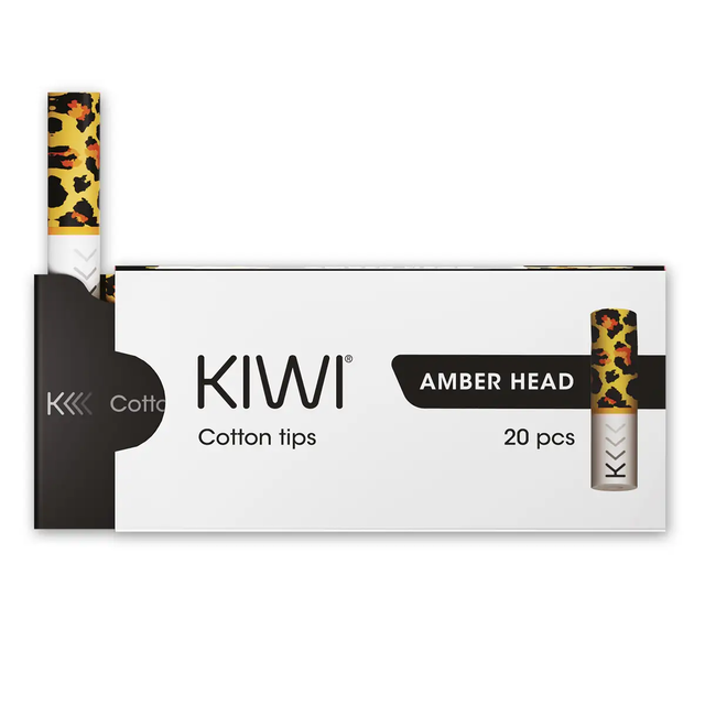 KIWI Cotton Tip Amber Head 20 Pz EAN3859893933202 3858895052720