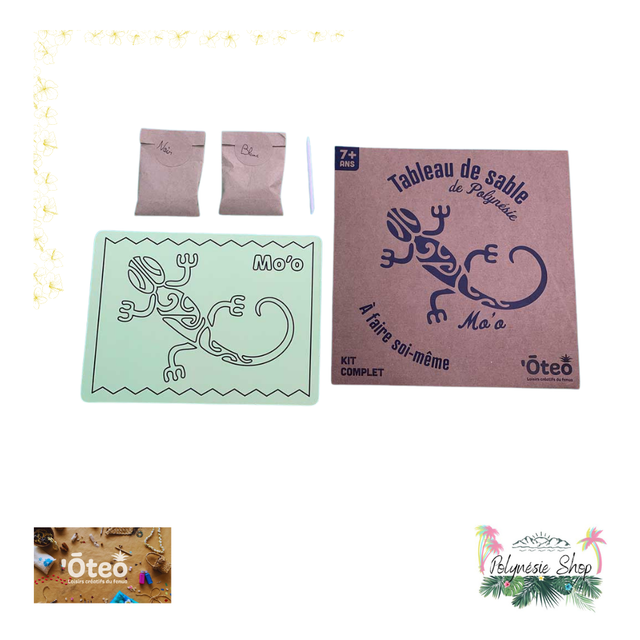 Kit tableau de sable Gecko