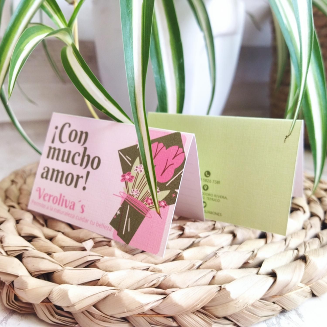 20 dípticos para dedicatoria impresión 2 caras 