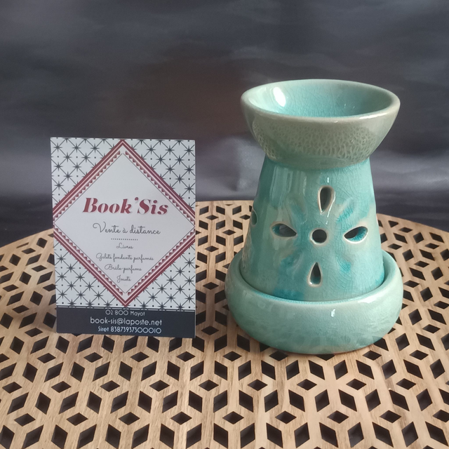 Brûleur " Découpes florales vert "