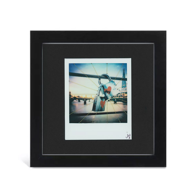Framed Love Locks London Polaroid Artwork