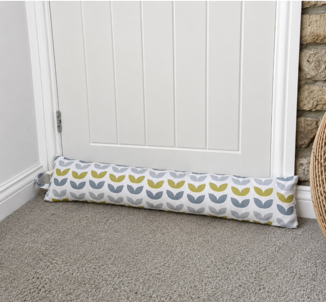 Draught Excluder - Scandi Leaf