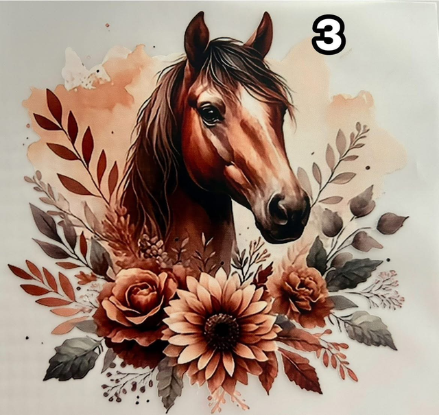 Coffret à personnaliser Tote Bag avec DTF cheval et porte-clés Selle 2D